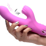 5 Star 13X Silicone Pulsing and Vibrating Rabbit - Pink - Royal Sins