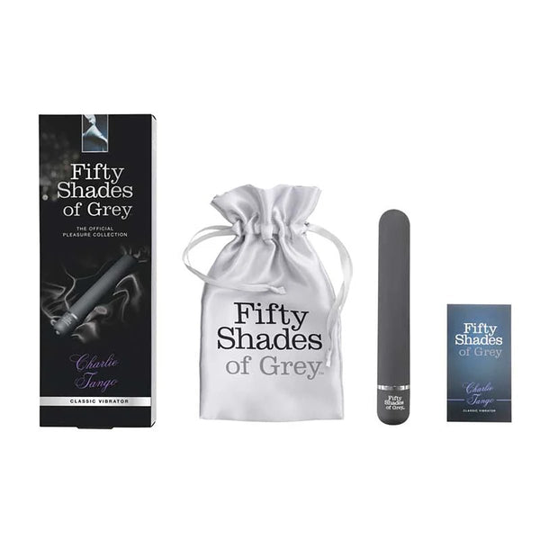 50 Shades Charlie Tango SlimlineVibr Blk - Royal Sins