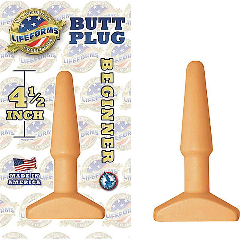 Lifeforms Butt Plug Beginner 4.5in. (White)