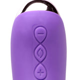 50X Silicone Beaded Vibrator - Purple - Royal Sins