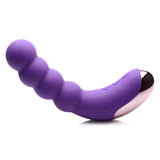 50X Silicone Beaded Vibrator - Purple - Royal Sins