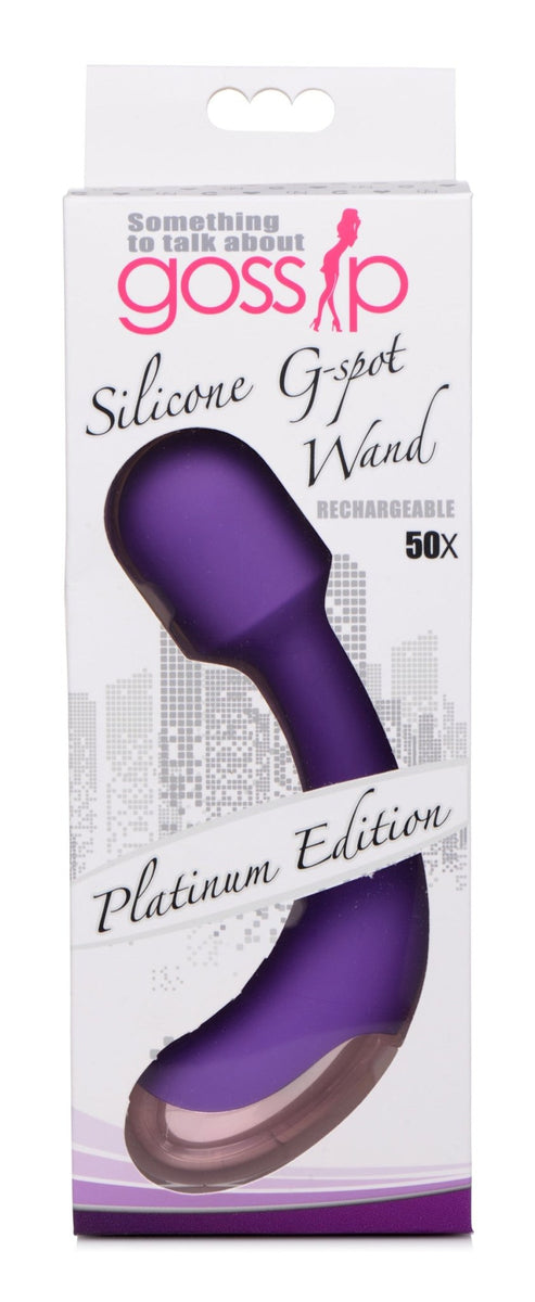 50X Silicone G - spot Wand - Purple - Royal Sins