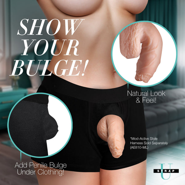 5.1" Uncut Silicone Packer Dildo - Light - Royal Sins