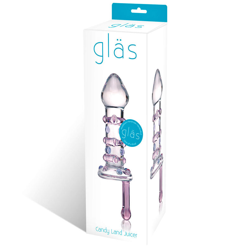 Glas 6.5 in. Candy Land Juicer Rotating Dildo