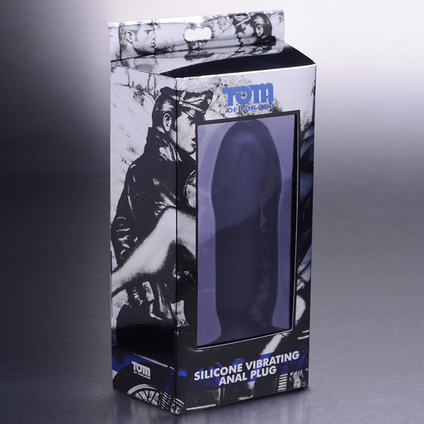 Tom of Finland Single Speed Silicone Med Butt Plug (Black)