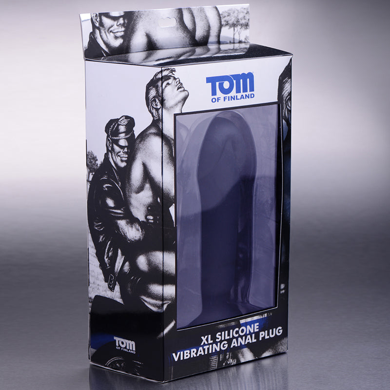 Tom of Finland Single Speed Silicone Lrg Butt Plug (Black)