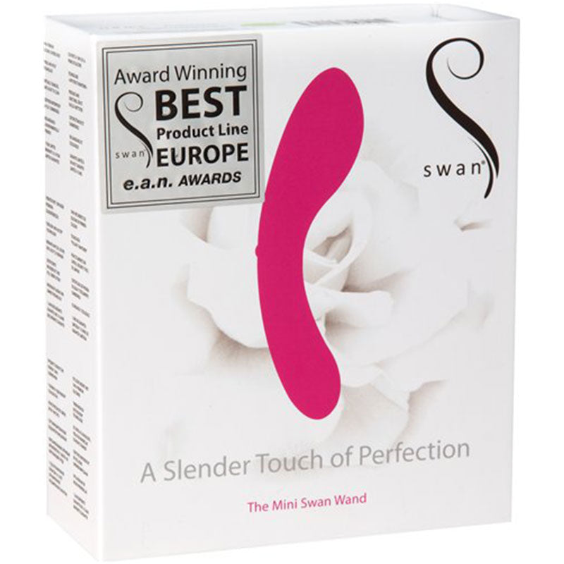 Swan Mini Massager Wand Pink