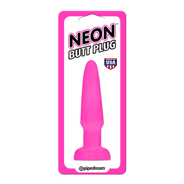 Neon Butt Plug Pink