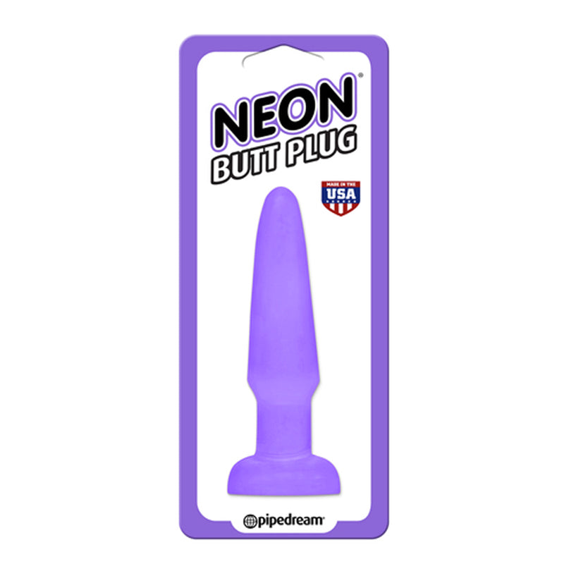 Neon Butt Plug Purple