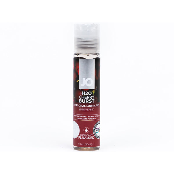 JO H2O Cherry Burst Flavored Water-Based Lubricant 1 oz.
