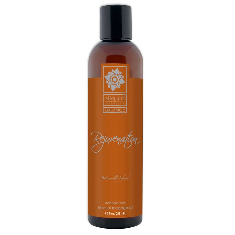 Sliquid Organics Balance Massage Oil Citrus Neroli 8.5oz