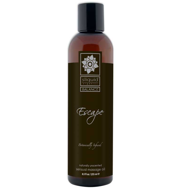 Sliquid Organics Balance Massage Oil Unscented 8.5oz