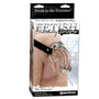 Fetish Fantasy Extreme The Prisoner Locking Chastity Belt Cock Cage Silver/Black