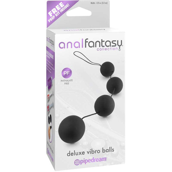 Anal Fantasy Collection Deluxe Vibro Balls Black