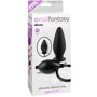 Anal Fantasy Collection Inflatable Silicone Plug Black