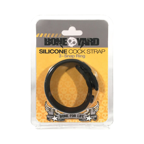 Boneyard Cock Strap Black