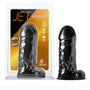 Jet Destroyer Realistic 10 in. Dildo with Balls Carbon Metallic Black