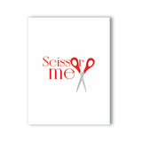 Scissor Me Naughty Kard