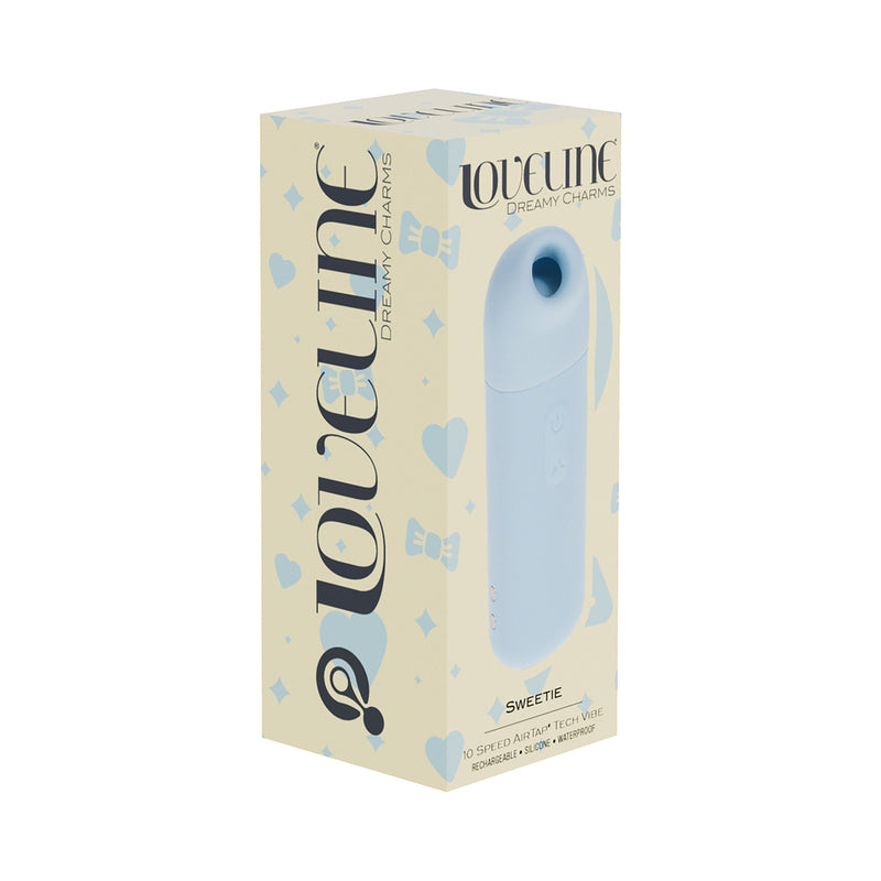 LoveLine Sweetie AirTapTech Rechargeable Vibrator Waterproof Blue