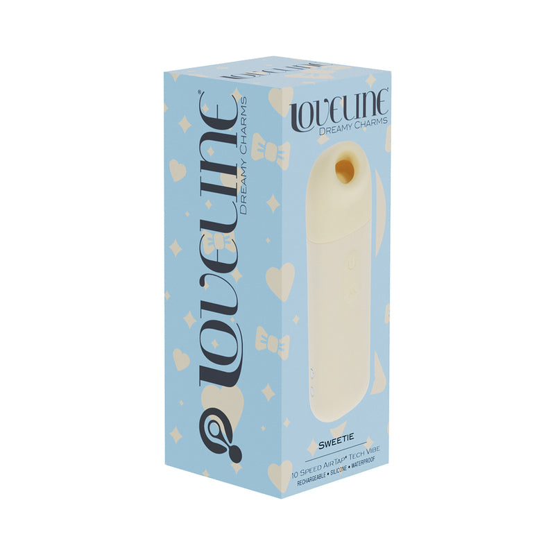 LoveLine Sweetie AirTapTech Rechargeable Vibrator Waterproof Yellow