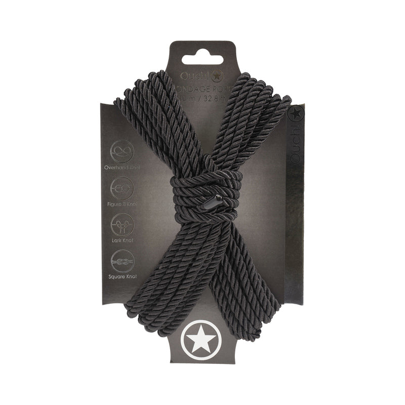 Ouch! Bondage Rope 10 m Nylon Black