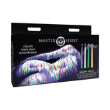 Master Series Glow Wax UV Blacklight Reactive Drip Candles Set of 4