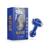 Oh My Gem Prestige Glass Anal Plug Blue