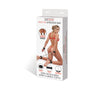 Lux Fetish Hog-Tie Spreader Bar with Detachable Wrist & Ankle Cuffs