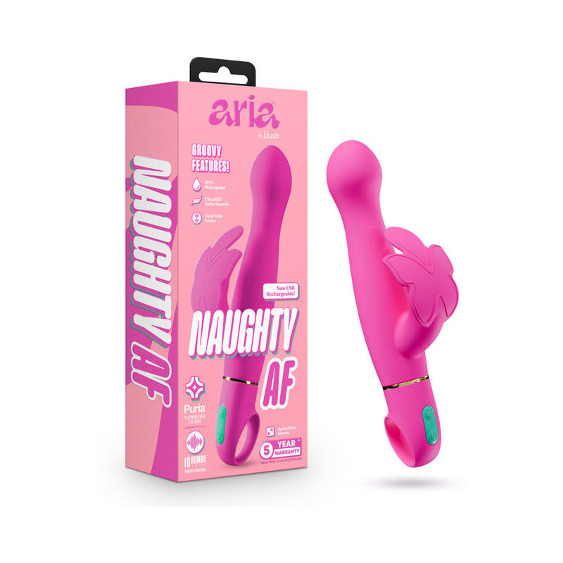 Aria Naughty AF 2.0 Rechargeable Vibe Plum