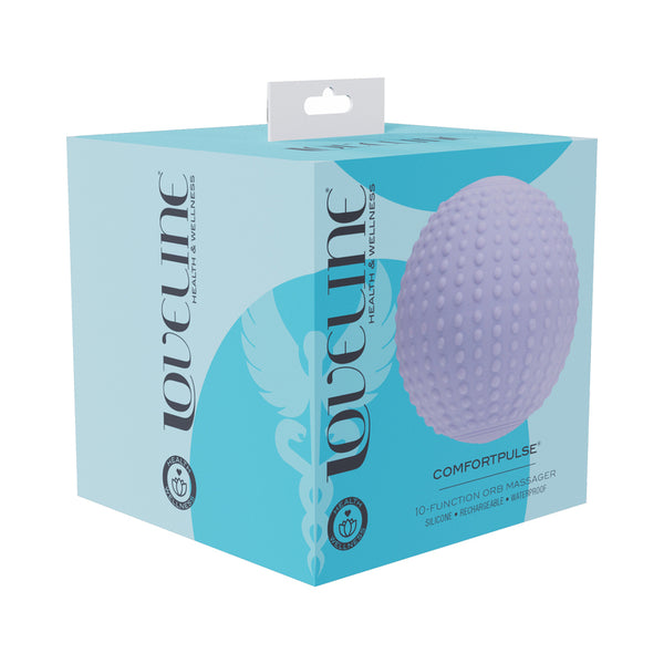 LoveLine ComfortPulse Silicone Massager Lavender