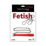 RougeFetish Play Vegan Leash Red