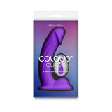 Colours Curve Vibrating 6 in. Dildo Purple