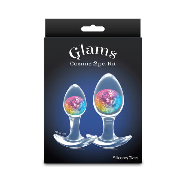 Cosmic Glams 2-Piece Plug Kit Rainbow