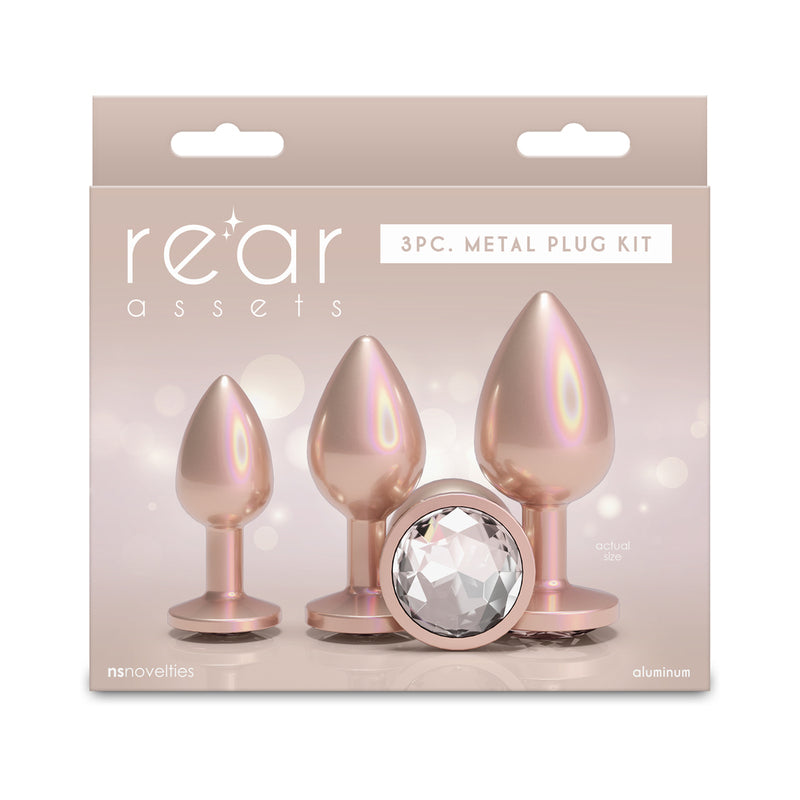 Rear Assets Trainer Plug Kit Iridescent Champagne/Clear