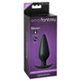 Anal Fantasy Elite Collection Small Weighted Silicone Plug Black