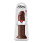 King Cock 12 in. Cock Realistic Dildo With Suction Cup Brown
