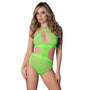 Magic Silk Seamless Boy Short Teddy Neon Lime O/S