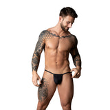 Male Power The Ultimate Duo CRR Pouch G-String & Red Cock Ring Black S/M