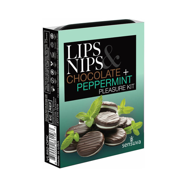 Sensuva Lips & Nips?Pleasure Kit?Chocolate Peppermint