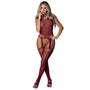 Magic Silk Seamless Bodystocking Burgundy O/S