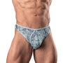 Male Power Marble Mesh Mini Moonshine Silver Blue S/M