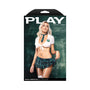 Fantasy Lingerie Play Highly Ambitious 4-Piece Costume Set L/XL
