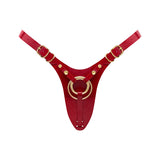Strap-On-Me Leatherette Harness Fabulous One Size Red Glossy