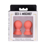 Sportsheets Sex & Mischief Peaches 'n CreaMe Silicone Nipple Suckers