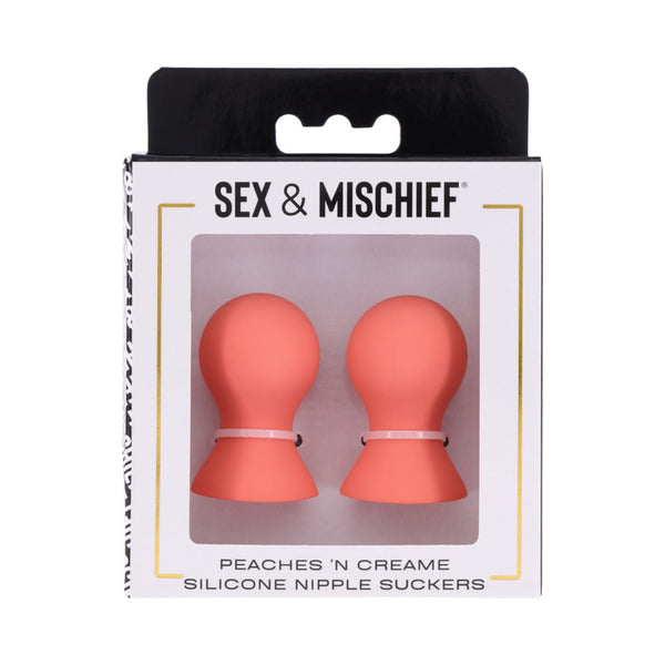 Sportsheets Sex & Mischief Peaches 'n CreaMe Silicone Nipple Suckers