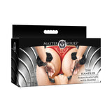 Master Series Furry Handcuffs with Handle