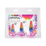 Crystal Jellies Anal Trainer Set S/M/L Rainbow