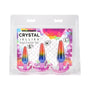 Crystal Jellies Anal Trainer Set S/M/L Rainbow