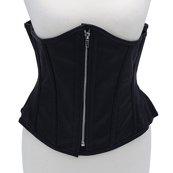 Rouge Leather Corset Black 3XL/4XL