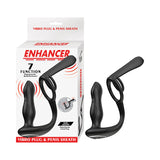 Enhancer Vibro Plug & Penis Sheath Black